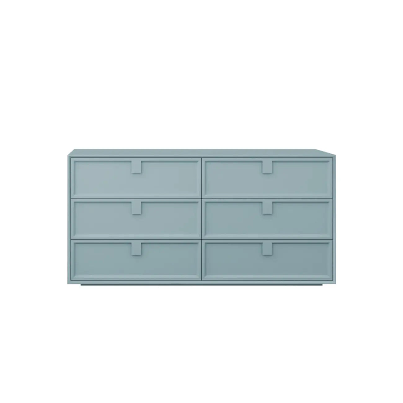 Vintage Wood Double Dresser Fully Assembled