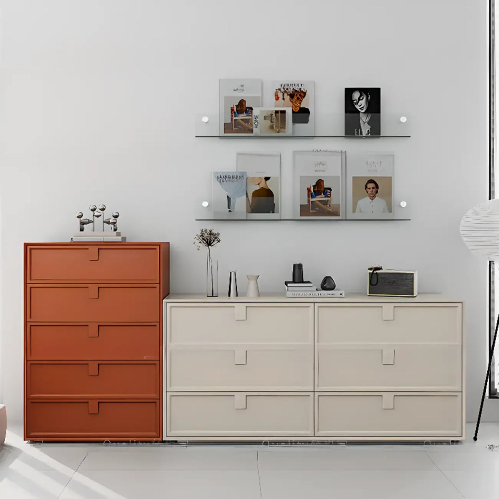 Vintage Wood Double Dresser Fully Assembled