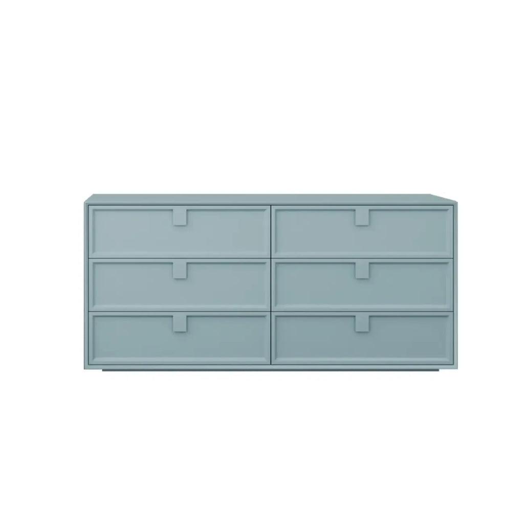 Vintage Wood Double Dresser Fully Assembled