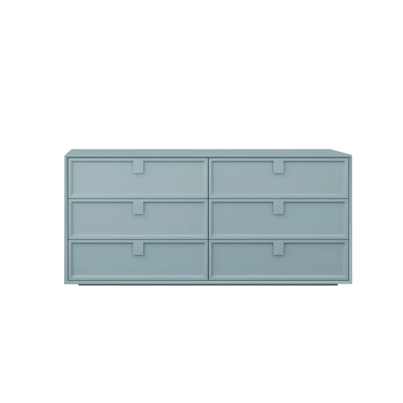 Vintage Wood Double Dresser Fully Assembled