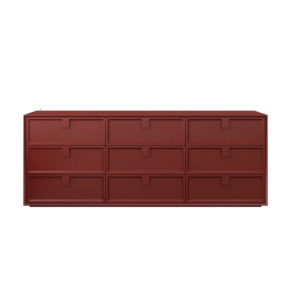 Vintage Wood Double Dresser Fully Assembled