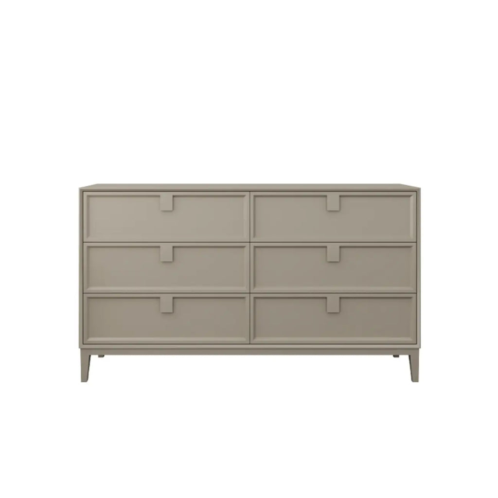 Vintage Wood Double Dresser Fully Assembled