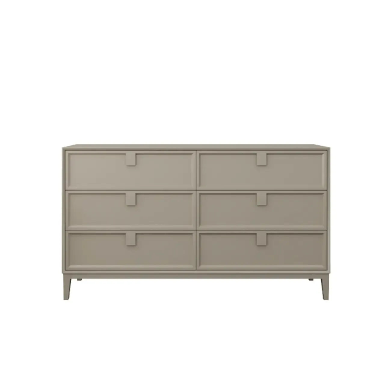 Vintage Wood Double Dresser Fully Assembled