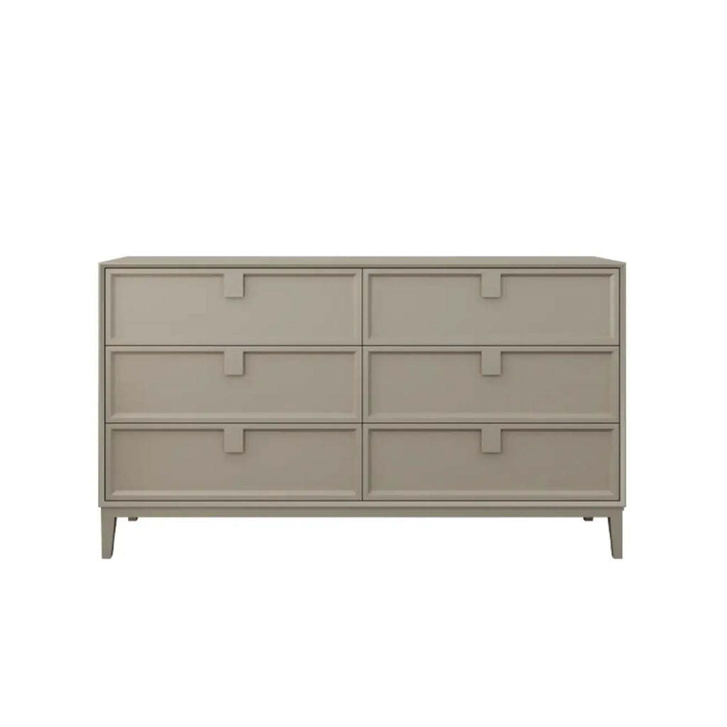 Vintage Wood Double Dresser Fully Assembled