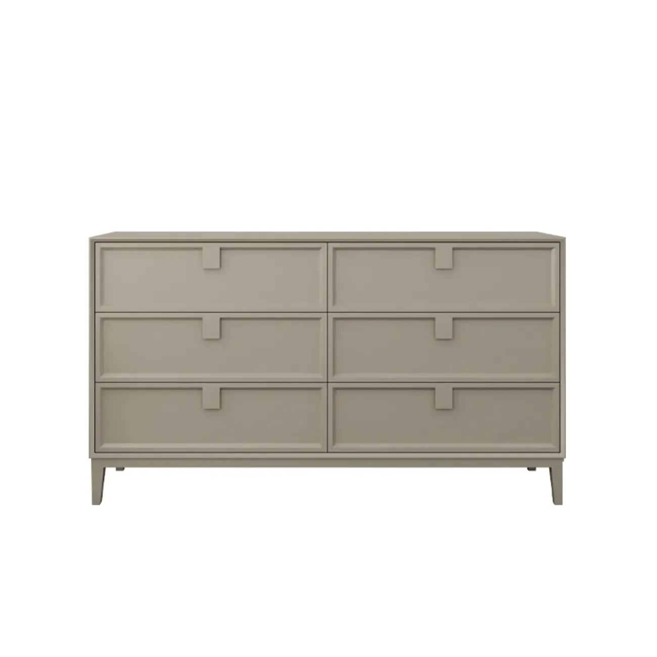 Vintage Wood Double Dresser Fully Assembled
