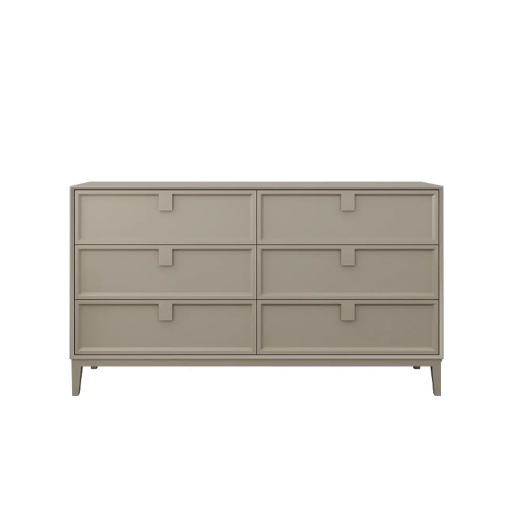 Vintage Wood Double Dresser Fully Assembled