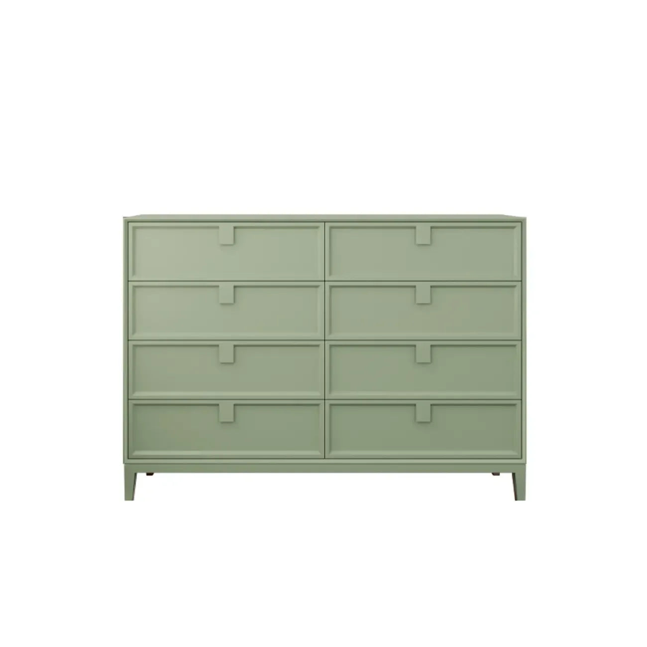 Vintage Wood Double Dresser Fully Assembled