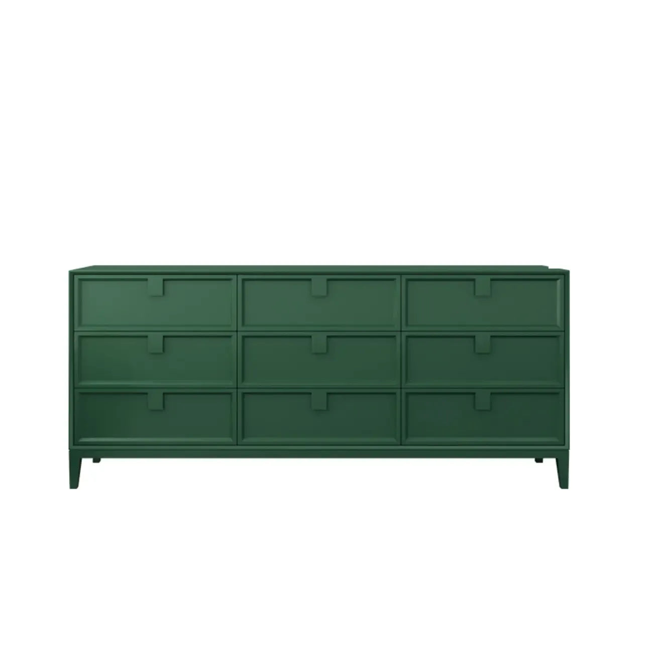Vintage Wood Double Dresser Fully Assembled