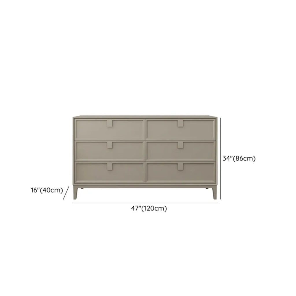 Vintage Wood Double Dresser Fully Assembled