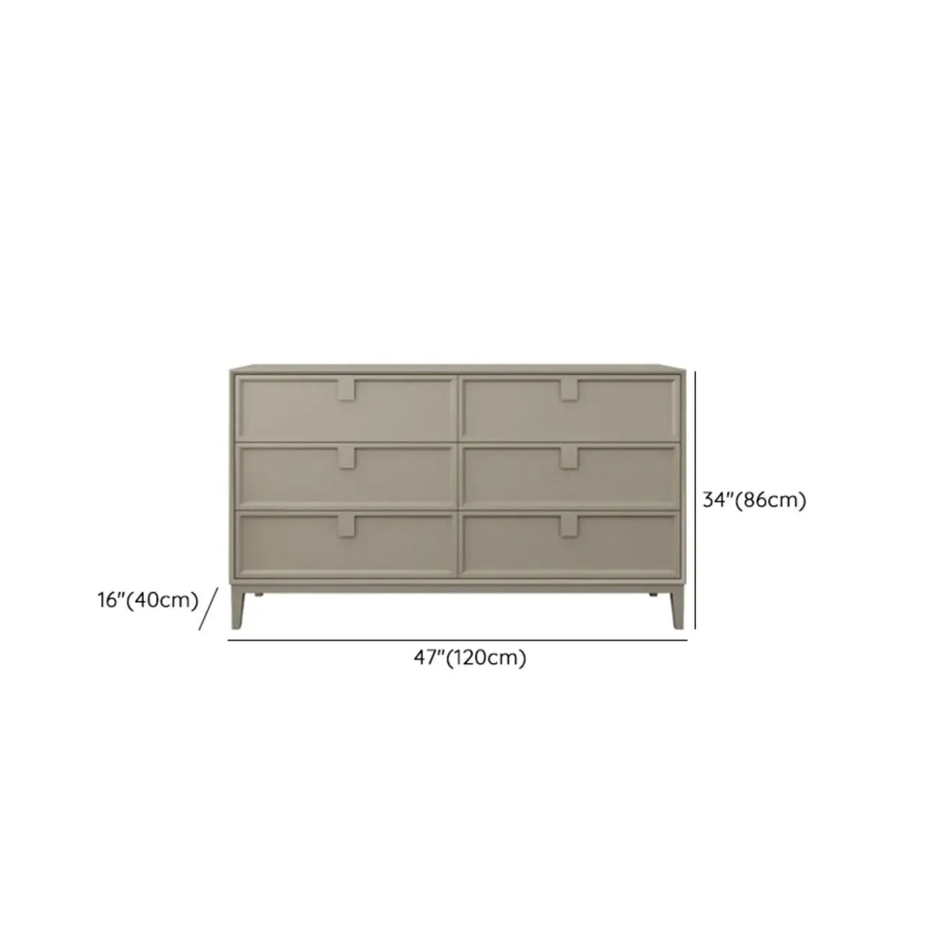 Vintage Wood Double Dresser Fully Assembled
