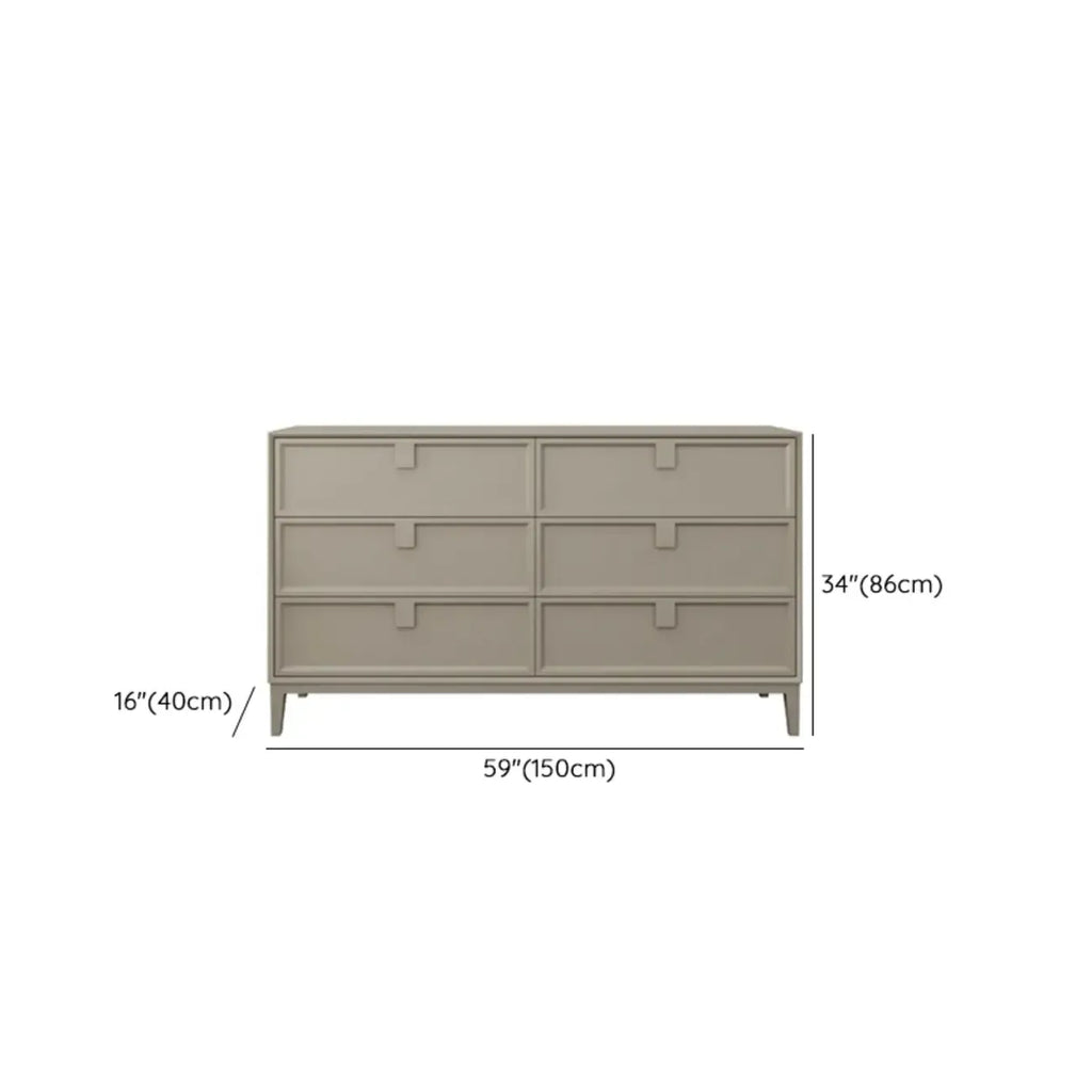 Vintage Wood Double Dresser Fully Assembled