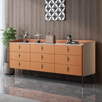 Nordic Extra Wide Stone Double Dresser