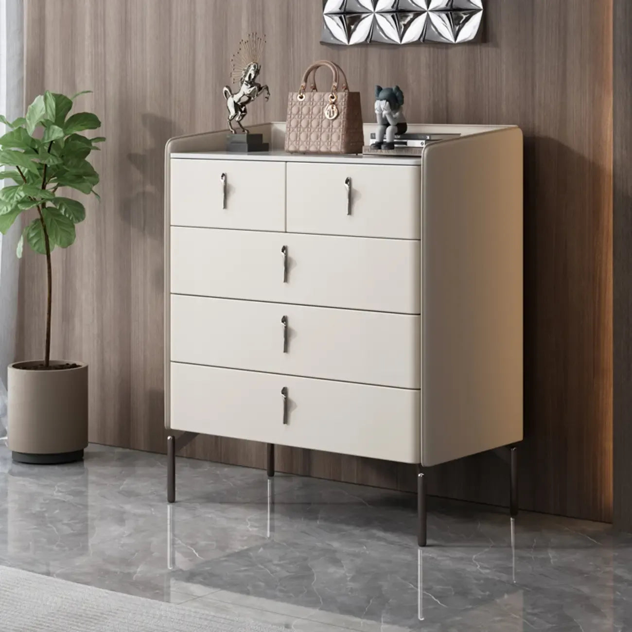 Nordic Extra Wide Stone Double Dresser