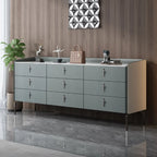 Nordic Extra Wide Stone Double Dresser
