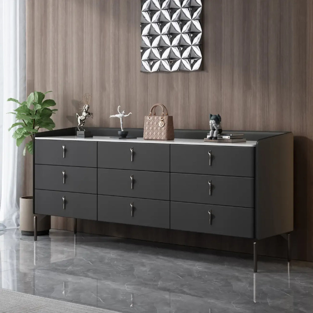 Nordic Extra Wide Stone Double Dresser