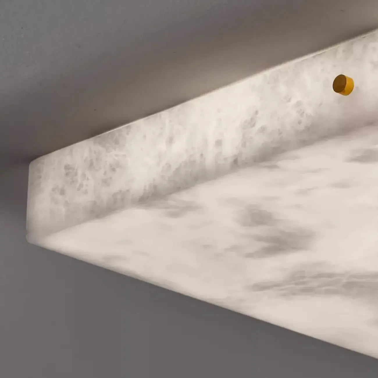 Dimmable Square Flush Mount Ceiling Light for Bedroom Use