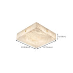 Dimmable Square Flush Mount Ceiling Light for Bedroom Use