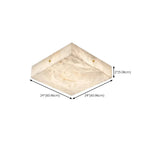 Dimmable Square Flush Mount Ceiling Light for Bedroom Use