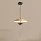 Designer Solid Wood Dome Pendant Light for Dining Room