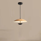 Designer Solid Wood Dome Pendant Light for Dining Room