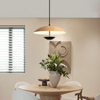 Designer Solid Wood Dome Pendant Light for Dining Room