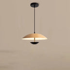 Designer Solid Wood Dome Pendant Light for Dining Room