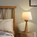 Natural Wooden White Table Lamp for Living Room