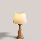 Natural Wooden White Table Lamp for Living Room