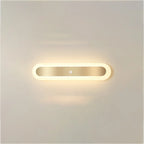 Geometric Gold LED Flush Ceiling Light for Living Room