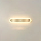 Geometric Gold LED Flush Ceiling Light for Living Room