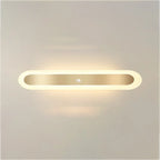 Geometric Gold LED Flush Ceiling Light for Living Room