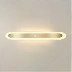 Geometric Gold LED Flush Ceiling Light for Living Room