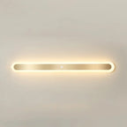 Geometric Gold LED Flush Ceiling Light for Living Room