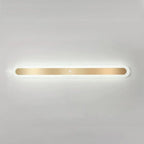 Geometric Gold LED Flush Ceiling Light for Living Room
