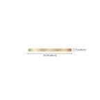 Geometric Gold LED Flush Ceiling Light for Living Room