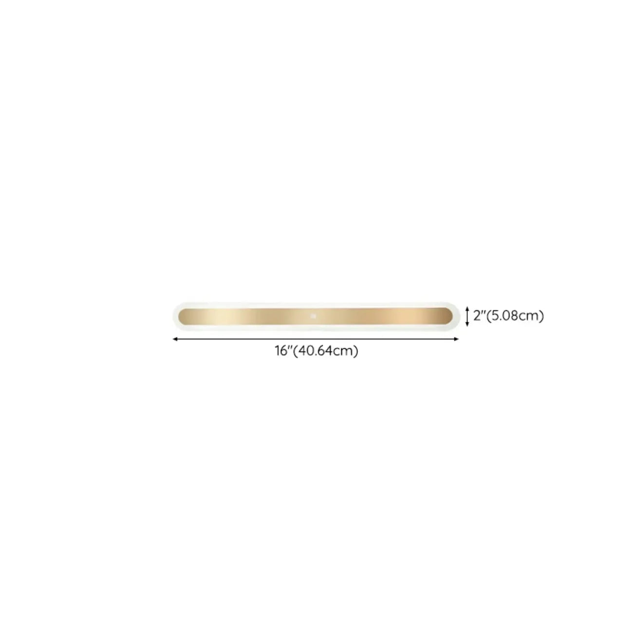 Geometric Gold LED Flush Ceiling Light for Living Room