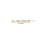 Geometric Gold LED Flush Ceiling Light for Living Room