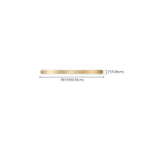 Geometric Gold LED Flush Ceiling Light for Living Room
