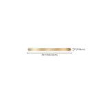 Geometric Gold LED Flush Ceiling Light for Living Room