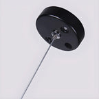 Modern LED Pendant Light with Glass Shade for Dining Room