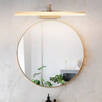 Modern Gold Geometric Vanity Light with Acrylic Shade