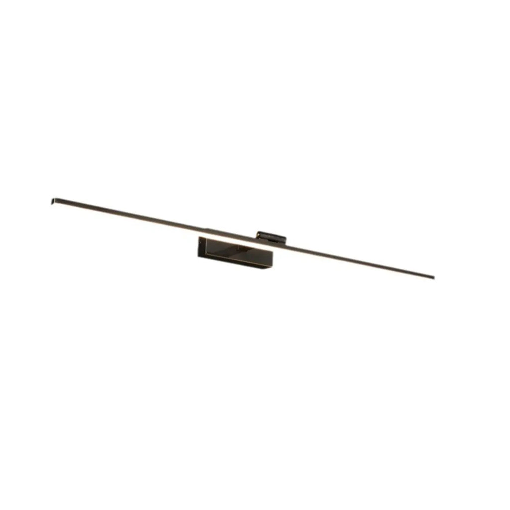 Nordic Black Sleek Linear LED Wall Lamp with Adjustable Arm