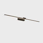 Nordic Black Sleek Linear LED Wall Lamp with Adjustable Arm