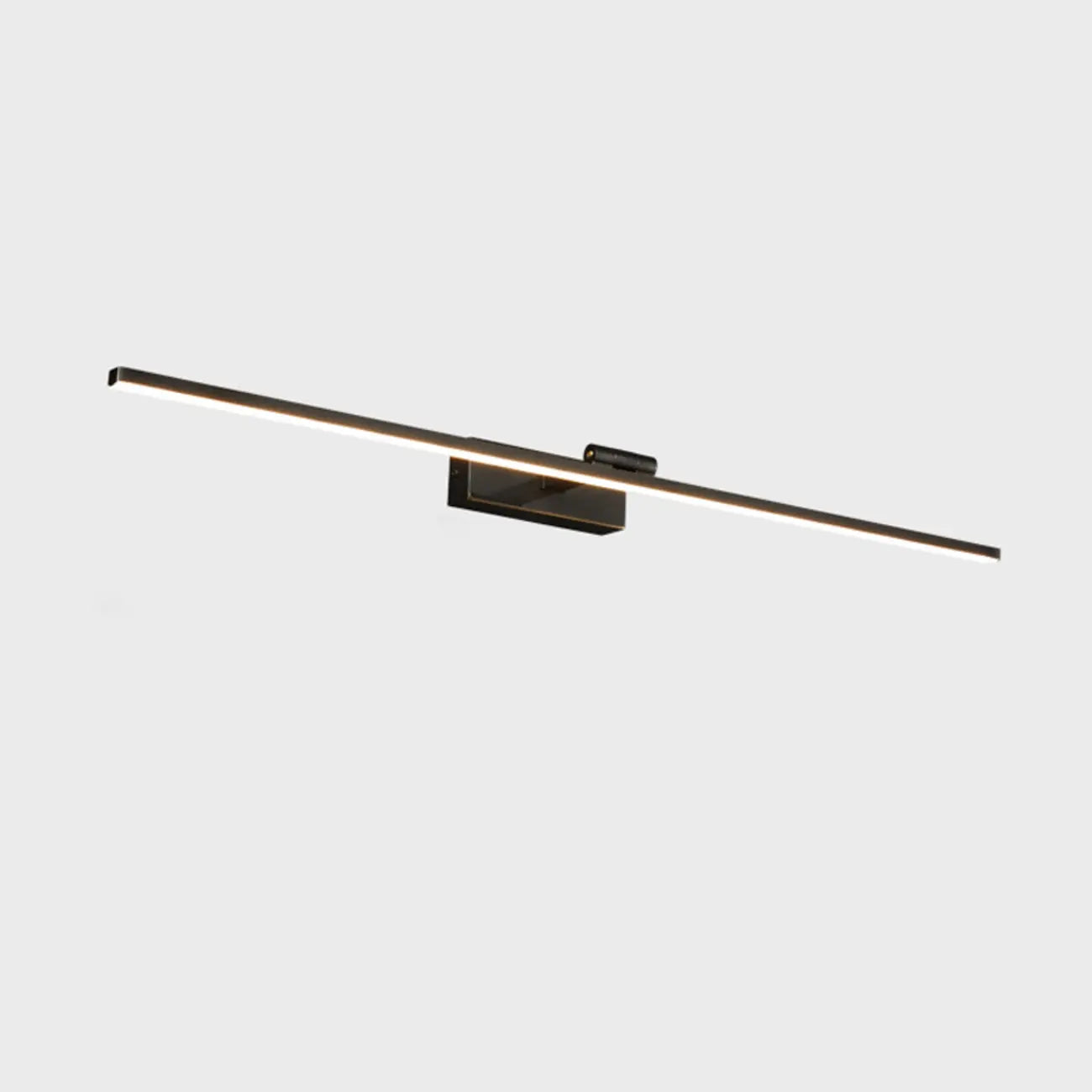 Nordic Black Sleek Linear LED Wall Lamp with Adjustable Arm