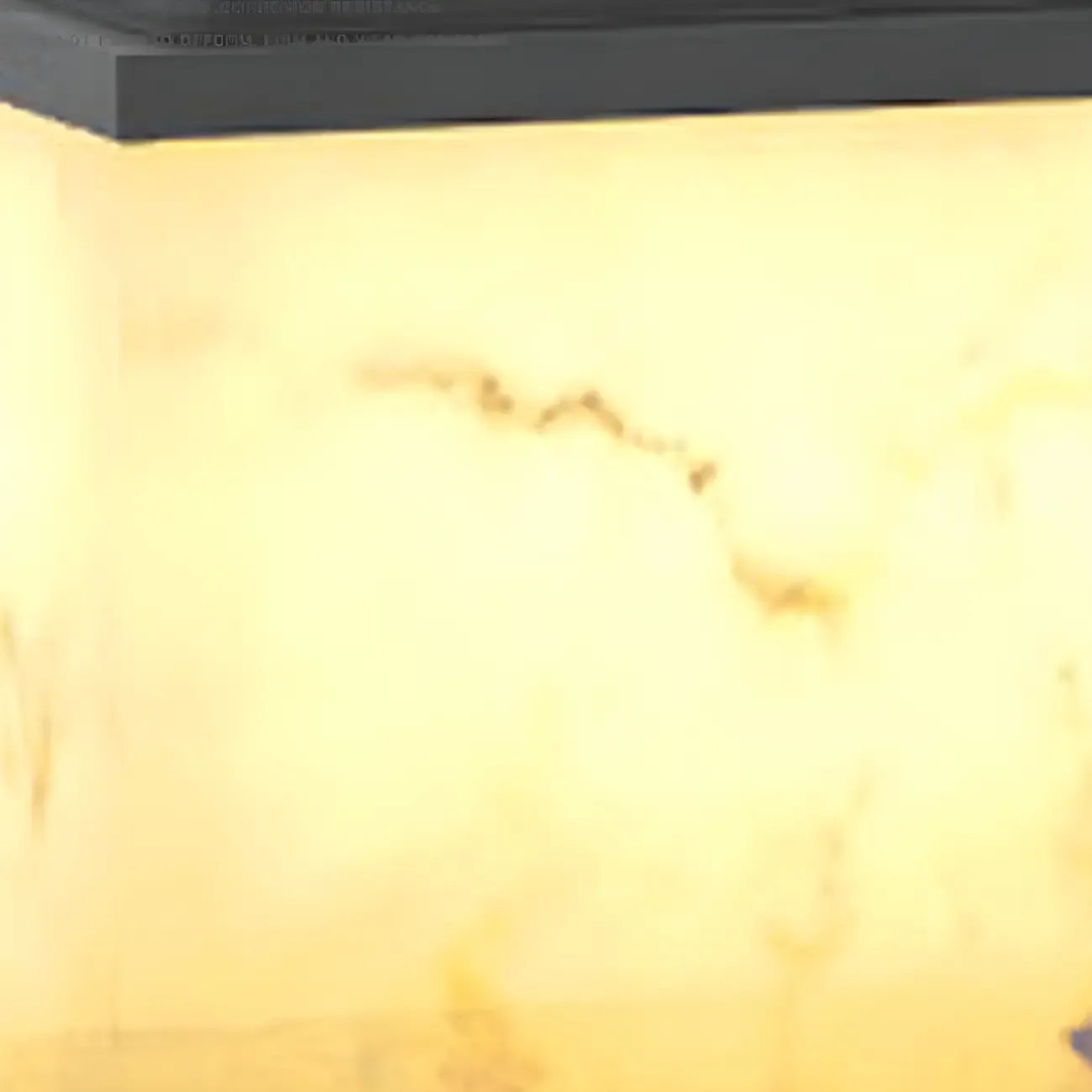 Modern Warm Light Cube Solar Outdoor Post Lights