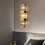Exquisite Brass Crystal Indoor Wall Sconce Light Fixture