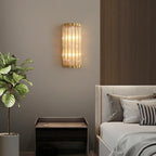 Exquisite Brass Crystal Indoor Wall Sconce Light Fixture