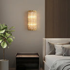Exquisite Brass Crystal Indoor Wall Sconce Light Fixture