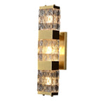 Exquisite Brass Crystal Indoor Wall Sconce Light Fixture