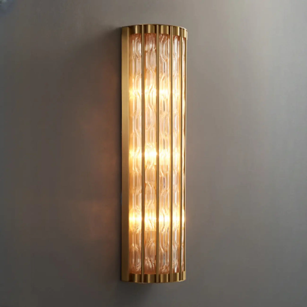 Exquisite Brass Crystal Indoor Wall Sconce Light Fixture